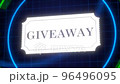 Giveaway - holographic text video animation intro outro 96496095