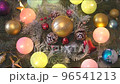 Multi-colored garland for Christmas and New Year tree decoration 96541213