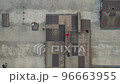 Children ride on the outdoor skateboard court.Skatepark for sports 96663955