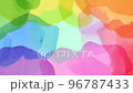Watercolor style rainbow flickering background loop 96787433