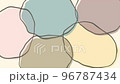 A background loop in which soft-colored ellipses sway 96787434
