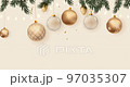 Merry Christmas and Happy New Year Greeting Card. Video 97035307