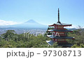 從新倉山淺間公園看到的富士山 97308713