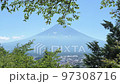 從新倉山淺間公園看到的富士山 97308716