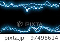 4K.motion animation spectacular thunderstorm energy lighting strikes. cartoon power background. 97498614