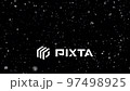 Snow falling in winter with alpha animation background loopable 97498925