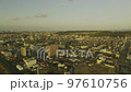 Oita Prefecture Oita City Area Sunset aerial view 97610756