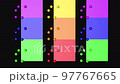 Rainbow Color Balls Loop Moving, 3D Rendering 4K 97767665