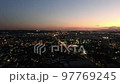 Night view aerial view of Fuchu city Night view aerial view of Fuchu city 97769245