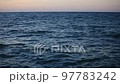 Video of the beautiful sky and calm waves of Jeju Island 97783242