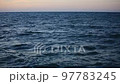 Video of the beautiful sky and calm waves of Jeju Island 97783245