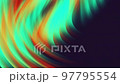 4K.abstract red orange green purple motion graphic wave gradient animation and free space on right bottom screen. 97795554