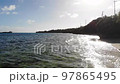 Aerial view of Sesoko Island, Okinawa 97865495