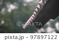 Slow motion Rain Drops Falling from haus rooftop Slow Rain Sky Drops Drizzle Raining shower rainfall 97897122