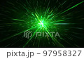 光空間扭曲綠色綠色循環 CG 背景粒子 97958327