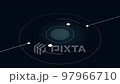 Abstract Circle and line HUD technological futuristic elements.particle data background future design. 97966710