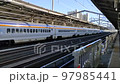 Tohoku Shinkansen JR Utsunomiya station passing scene 97985441