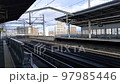 Tohoku Shinkansen JR Utsunomiya station passing scene 97985446