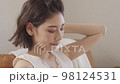An around 30-year-old woman relaxing in her room Profile 98124531