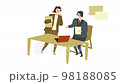 Animation of a business person having a discussion in a team Animation of a business person having a discussion in a team 98188085