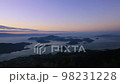 Dawn and Goshoura Island from Kuratake Shrine, Amakusa City 98231228