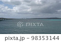 View of Irabu Island and the sea from the entrance of Irabu Ohashi Bridge 98353144