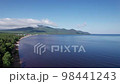 Summertime aerial imagery of Lake Baikal is a rift lake located in southern Siberia, Russia Baikal lake summer landscape view. Drone's Eye View. 98441243