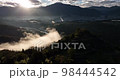 A sea of clouds approaching the ruins of Naegi Castle 98444542