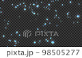 Falling petal loop transparent light blue 98505277