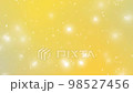 Glittering particles video material on gold gradient background 98527456