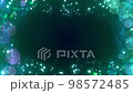 Sakurafubuki and particle frame background green loop 98572485