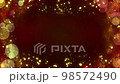 Frame background of cherry blossoms and particles yellow loop 98572490