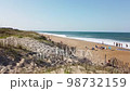 High Sandy Banks Of the Ocean In OBX North Carolina 98732159