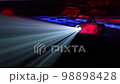 Rays spotlights on the stage during the performance. Lighting equipment. The lighting designer. The art and creativity. 98898428