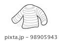 Seaman clothes icon animation best outline object on white background 98905943