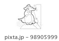Pirate parrot icon animation best outline object on white background 98905999