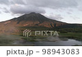 The volcano. The reflected in the thermal spring . Kamchatka Peninsula. Pacific Ocean. Russia. 98943083