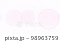 Bright pop circle video material (white base pink) 98963759