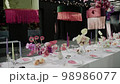 Beautiful wedding decor, all decorated in bright colourful colours Beautiful wedding decor, all decorated in bright colourful colours 98986077