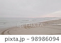 Drone view of sandy empty beach on a sunset, Portugal Drone view of sandy empty beach on a sunset, Portugal 98986094