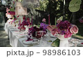 Beautiful wedding decor, all decorated in bright colourful colours Beautiful wedding decor, all decorated in bright colourful colours 98986103