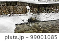 Snow water also flows into the river through pipes. 99001085
