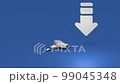 Down arrows fall and scatter. Increased debt and bankruptcy. Abstract concept representing negative increase. Down arrows fall and scatter. Increased debt and bankruptcy. Abstract concept representing negative increase. 99045348