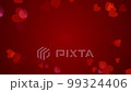 Background radiation with floating hearts 99324406