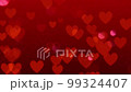 Background with floating hearts Overall 99324407