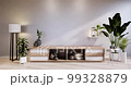 Muji style, Empty wooden room,Cleaning japandi room interior, 3D rendering 99328879