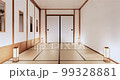 Muji style, Empty wooden room,Cleaning japandi room interior, 3D rendering 99328881