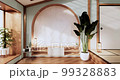 Muji style, Empty wooden room,Cleaning japandi room interior, 3D rendering 99328883