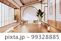 Muji style, Empty wooden room,Cleaning japandi room interior, 3D rendering 99328885