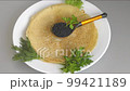 Pancakes with black caviar, cooked for Maslenitsa 99421189